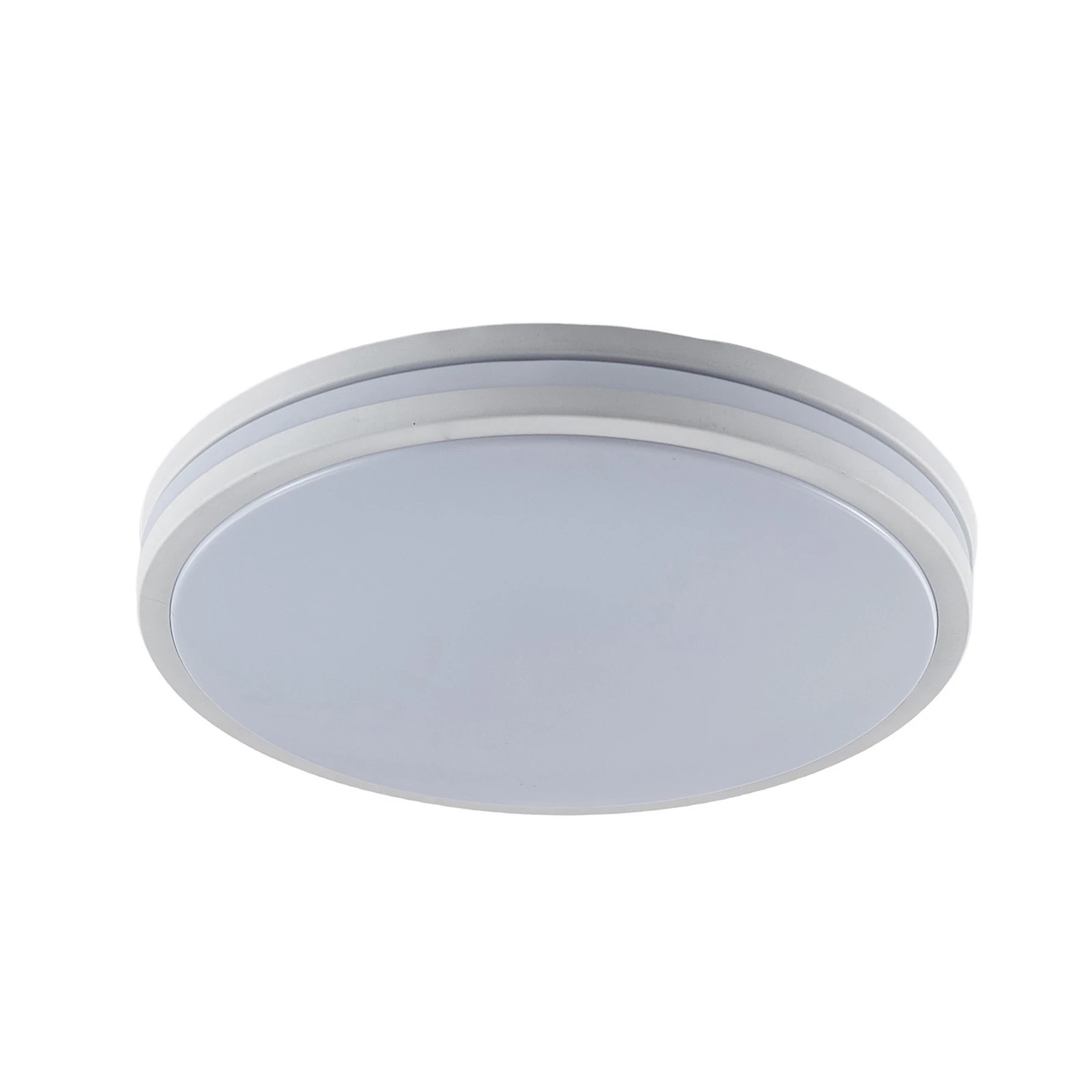 Arnim LED stropné svietidlo, biele, plast, Ø 49 cm, IP44