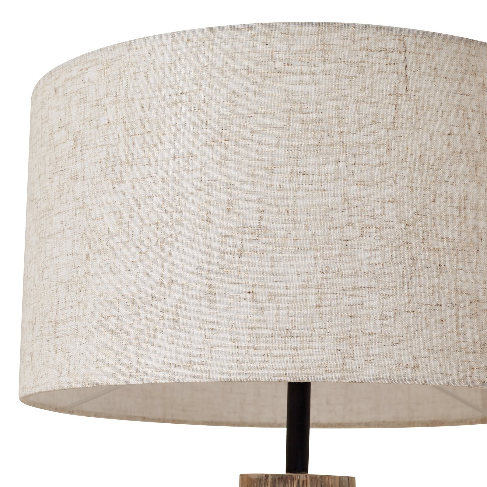 Jorvan vloerlamp, eucalyptus, linnen, crèmekleurig - Lucande