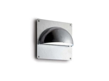 Rørhat LED Utendørs Vegglampe w/Backplate Galvanisert - LIGHT-POINT
