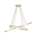 Závěsné světlo Stars of Light LED Bogado, zlatá, 120 cm, CCT, stmívatelné