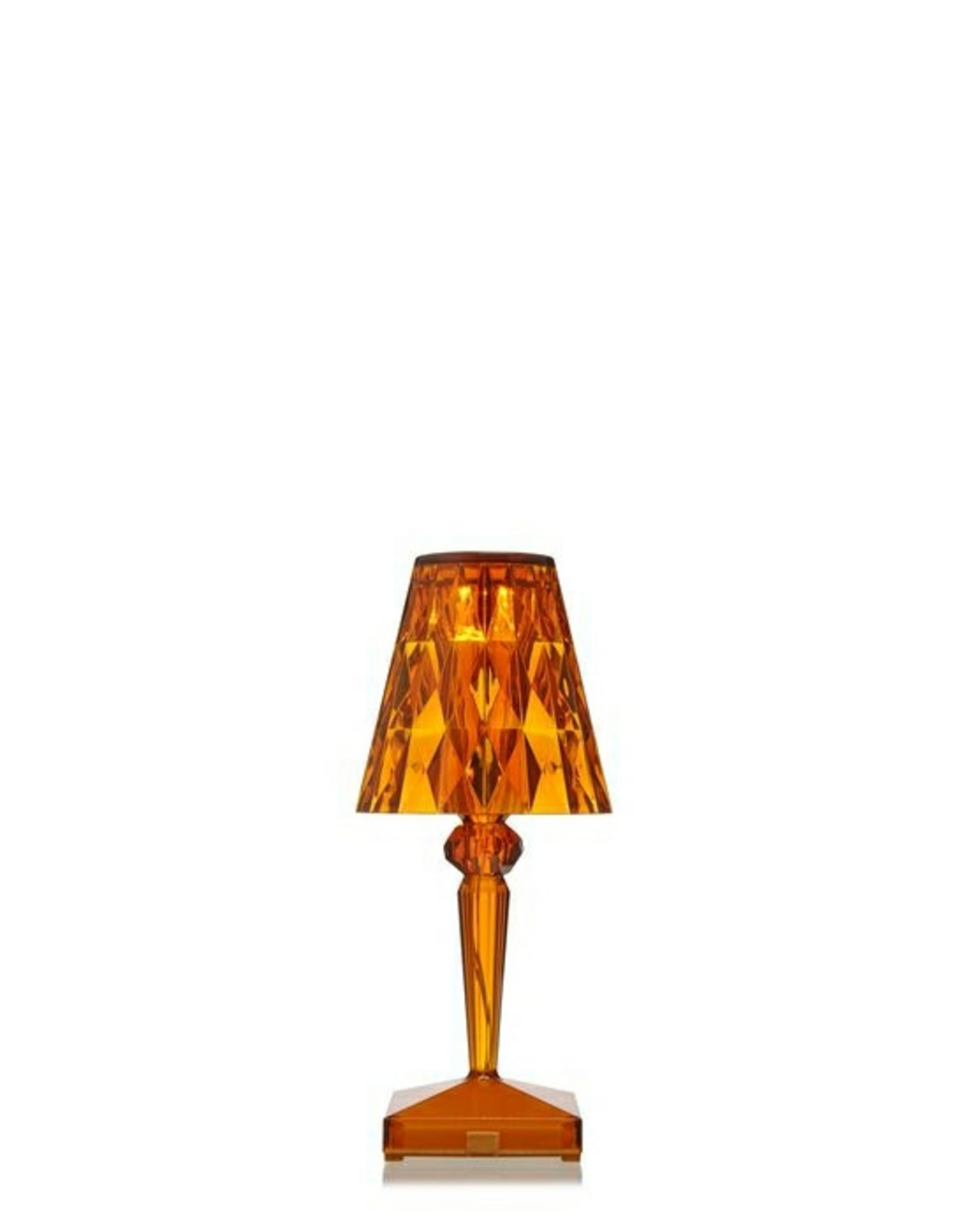 Battery Portable Lampa Stołowa IP54 Bursztynowa - Kartell