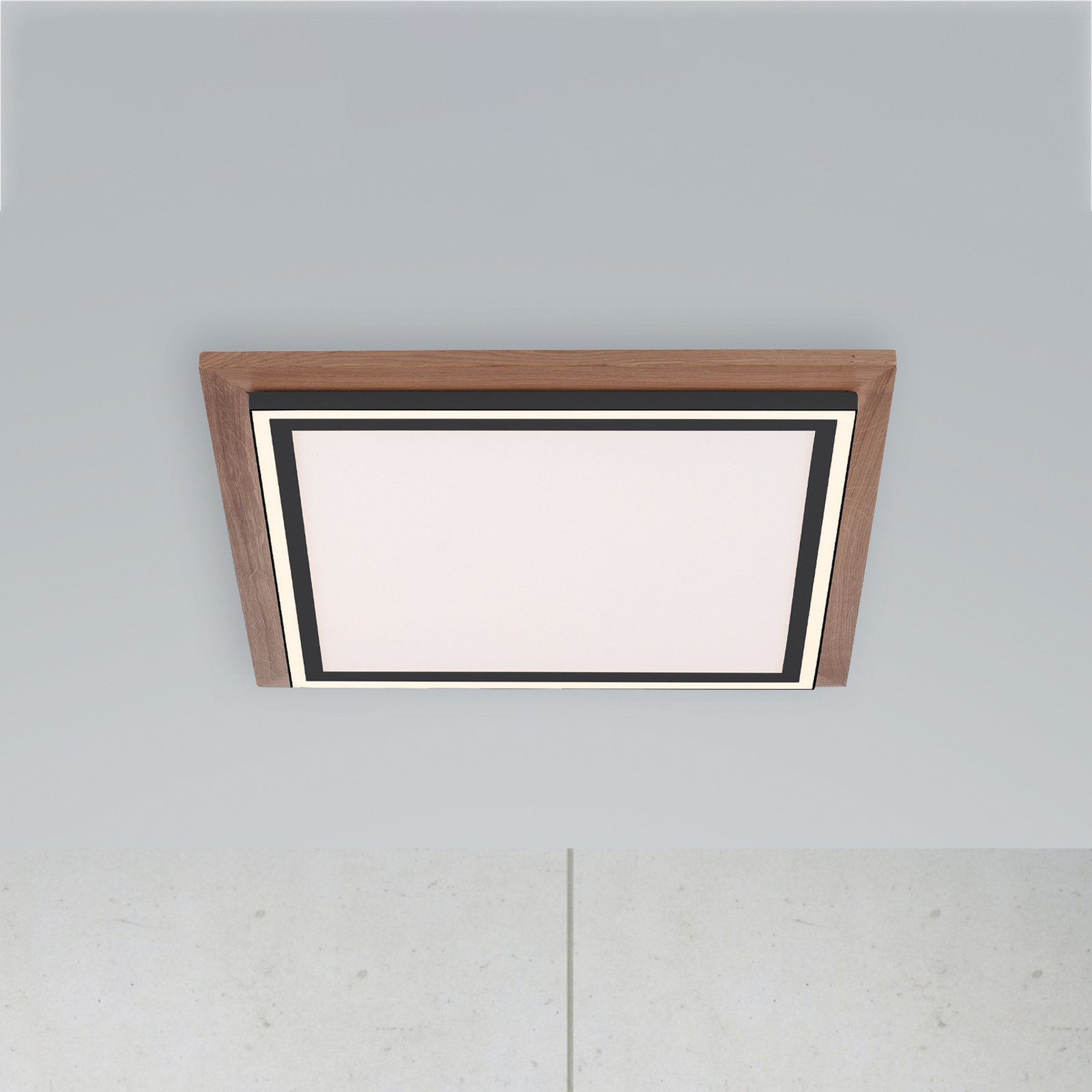 Paul Neuhaus Palma LED-taklampa CCT kvadrat