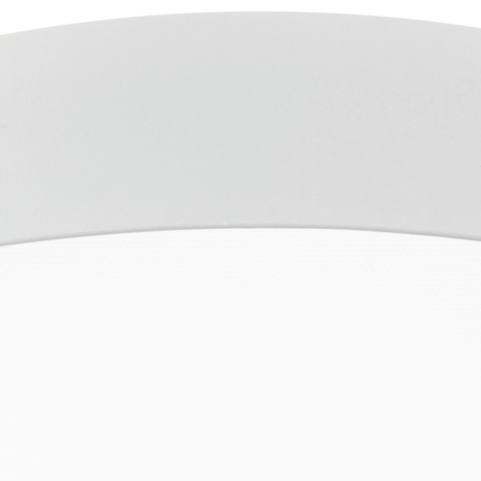 LED таванска лампа VARIO, Ø 60 cm, бяла, метал, CCT, с регулируема яркост