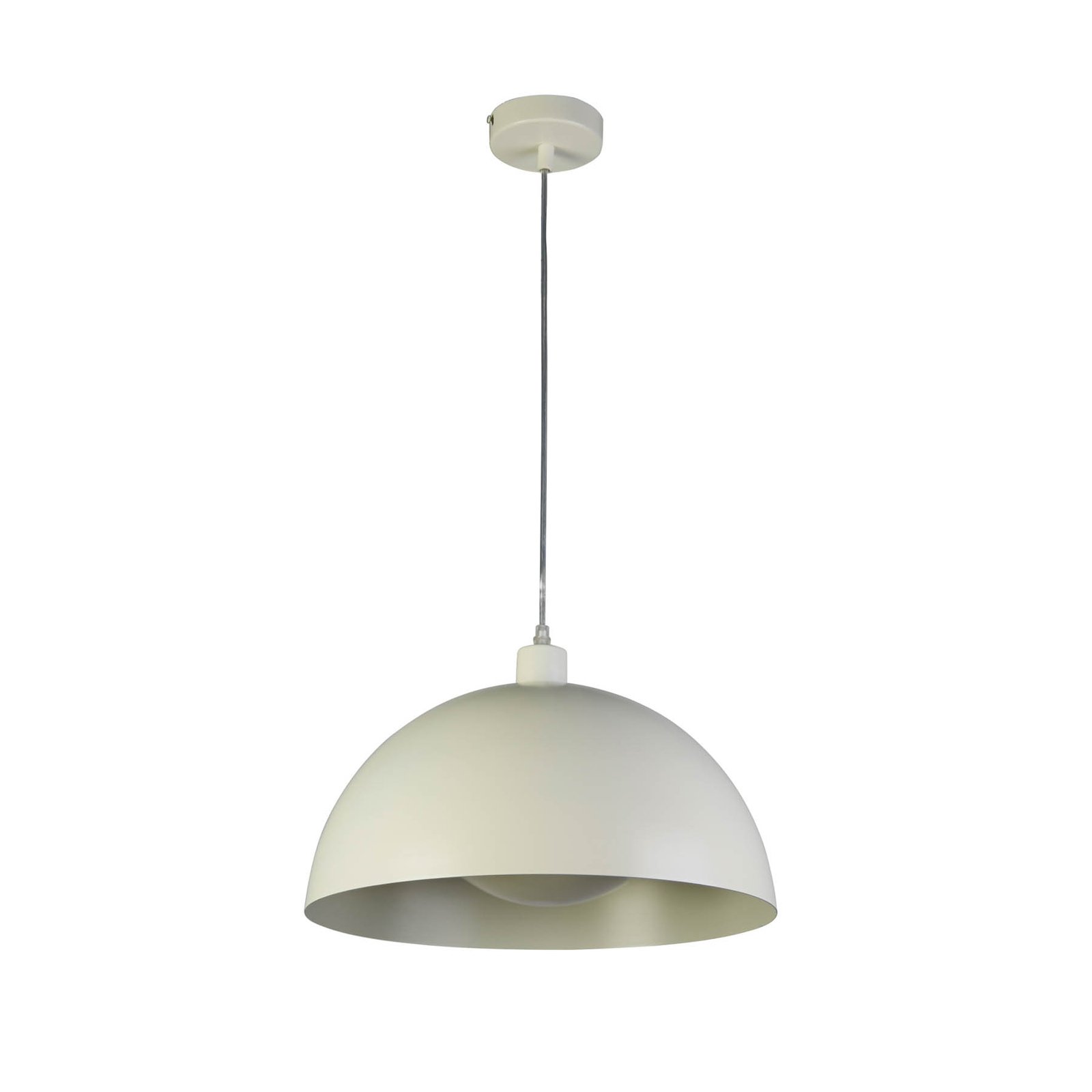 Mars hanglamp, crème, Ø 40 cm, staal