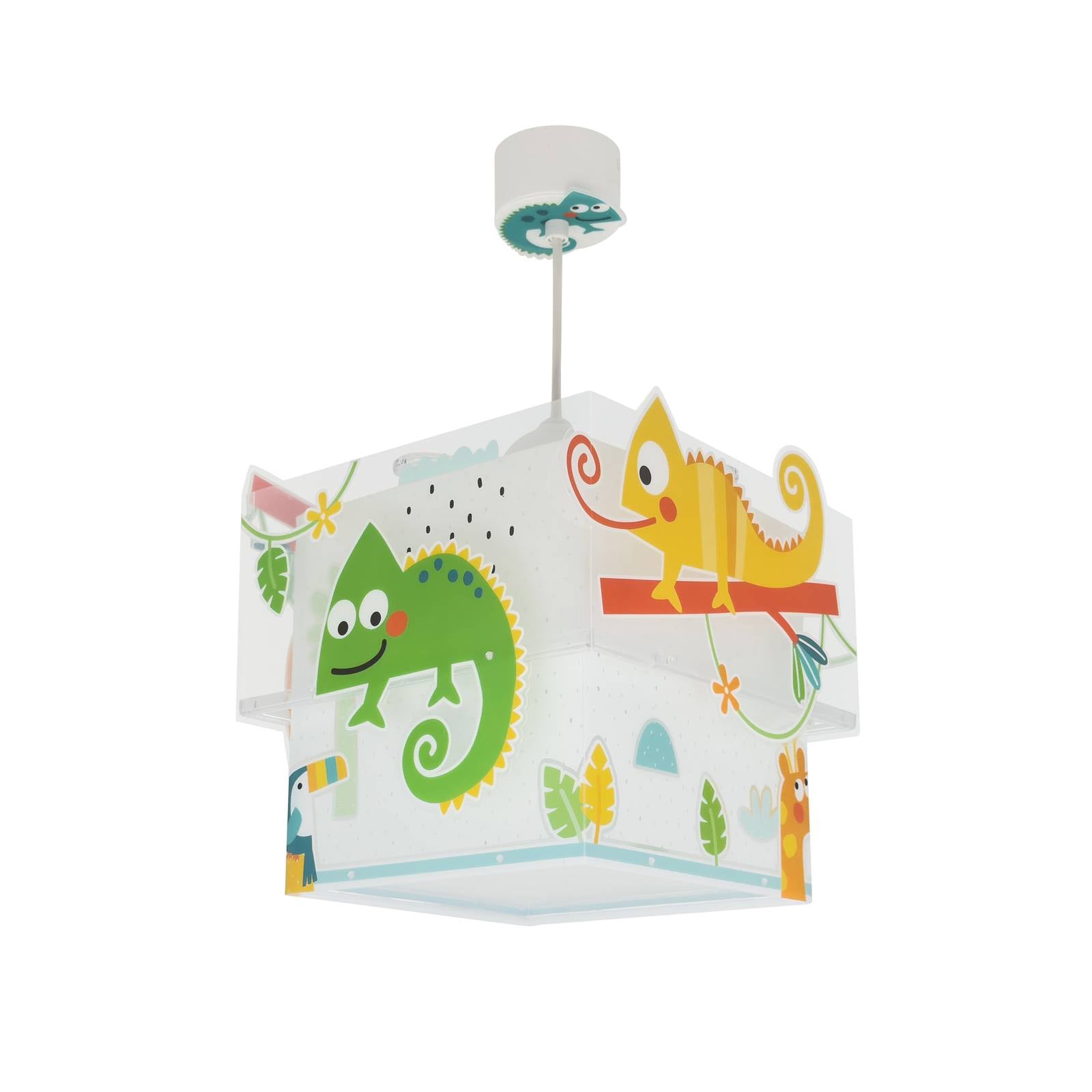 Dalber Kinderzimmer-Pendelleuchte HAPPY JUNGLE, bunt