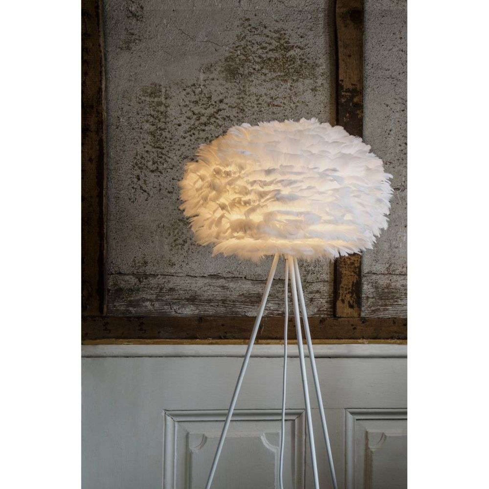 Eos Lampadaire Medium Blanc - UMAGE