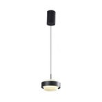 LED hanglamp Donal, Ø 17 cm, zwart, metaal