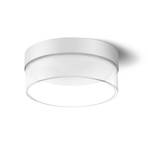 Crumb LED-taklampe, hvit, Ø 15,4 cm, jern, glass