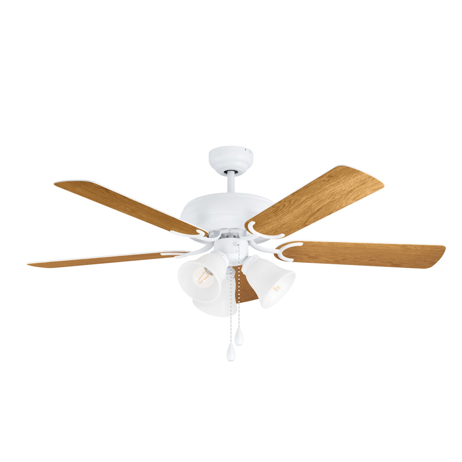 Deckenventilator Las Palmas, 3 x E27, Zugschalter