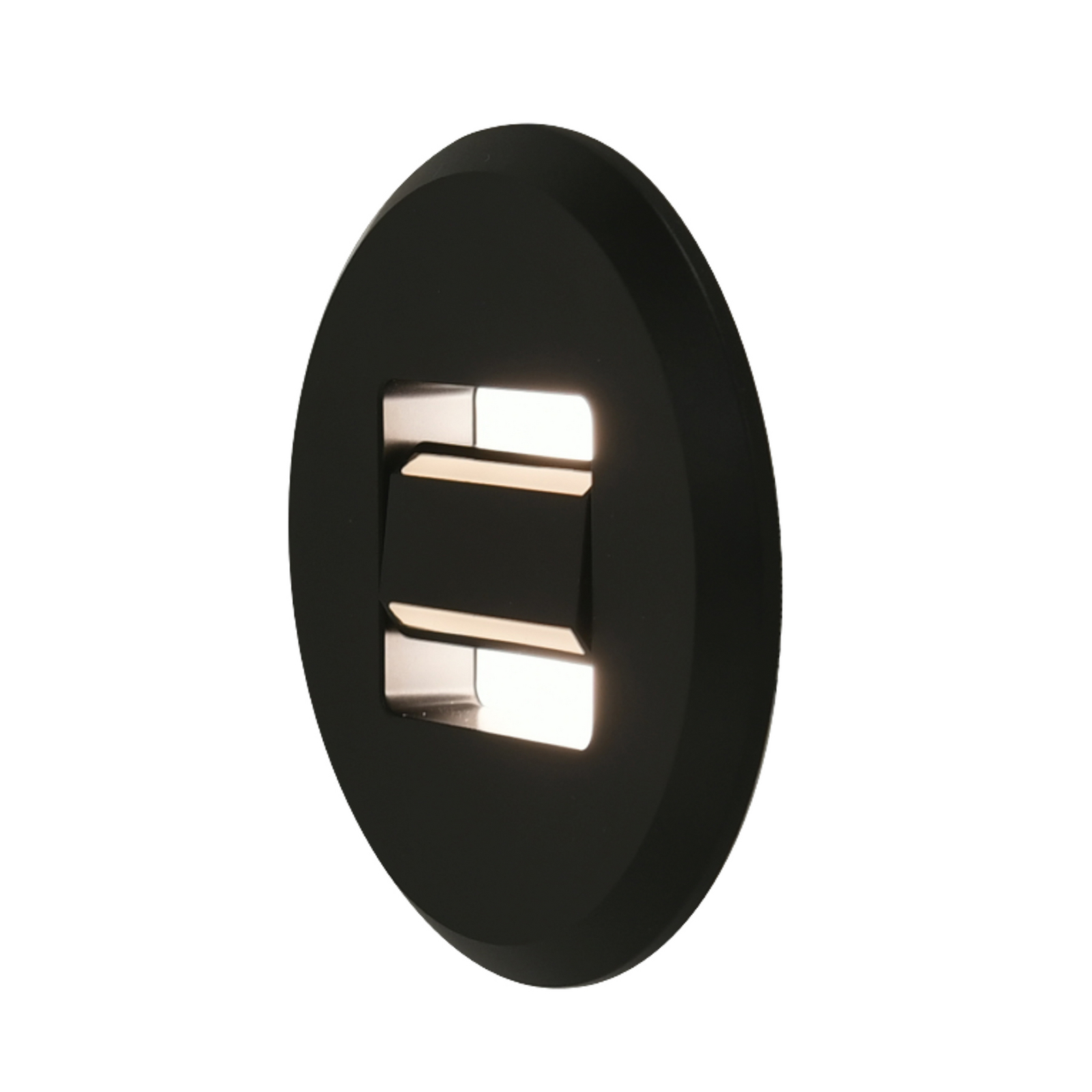 MEGAMAN Luci LED da incasso Tina, nera, Ø 9 cm, orientabile MEGAMAN Luci LED da incasso Tina, nera, Ø 9 cm, orientabile