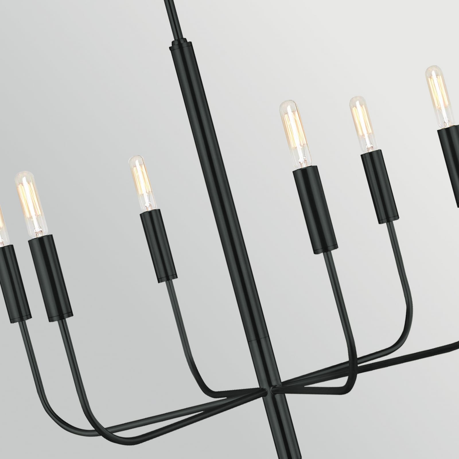 Lustre Brianna, preto, Ø 61 cm, 6 lâmpadas, metal - FEISS Lustre Brianna, preto, Ø 61 cm, 6 lâmpadas, metal - FEISS