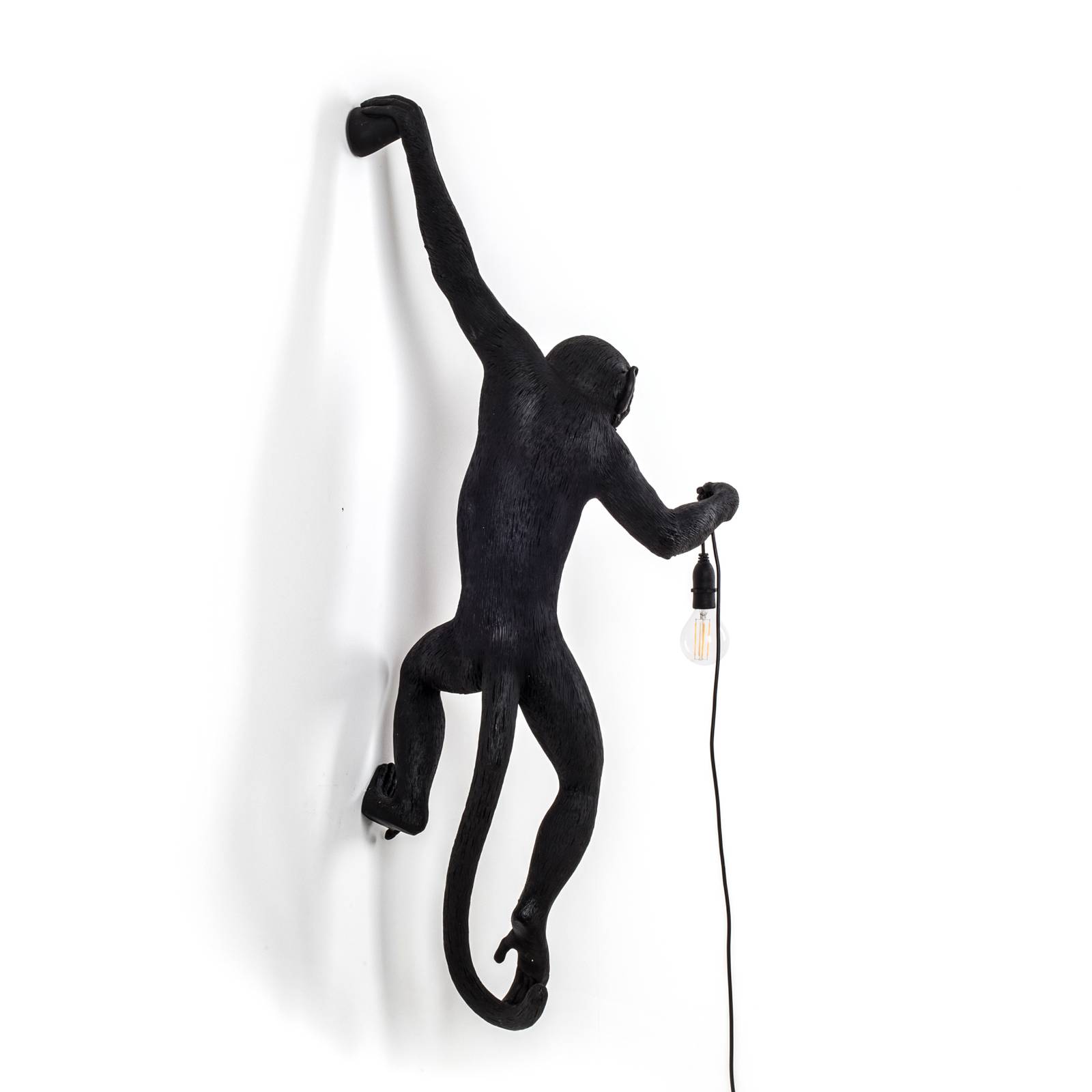 Seletti led dekor kültéri lámpa monkey lamp bal fekete