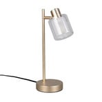 Galda lampa „Neralo“, zelta krāsā, metāla, augstums 35,5 cm, E14