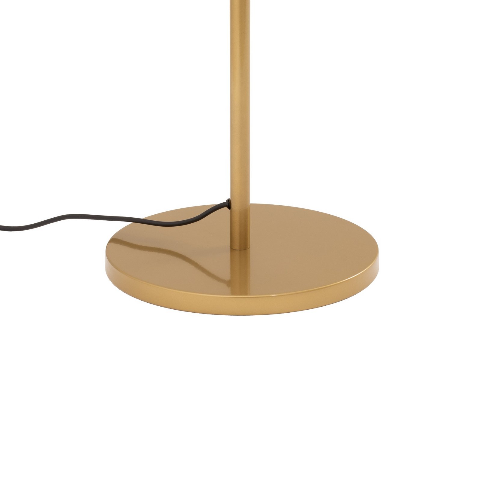 Gulvlampe Fazli, guld, glas/metal, højde 162 cm, E14 Gulvlampe Fazli, guld, glas/metal, højde 162 cm, E14