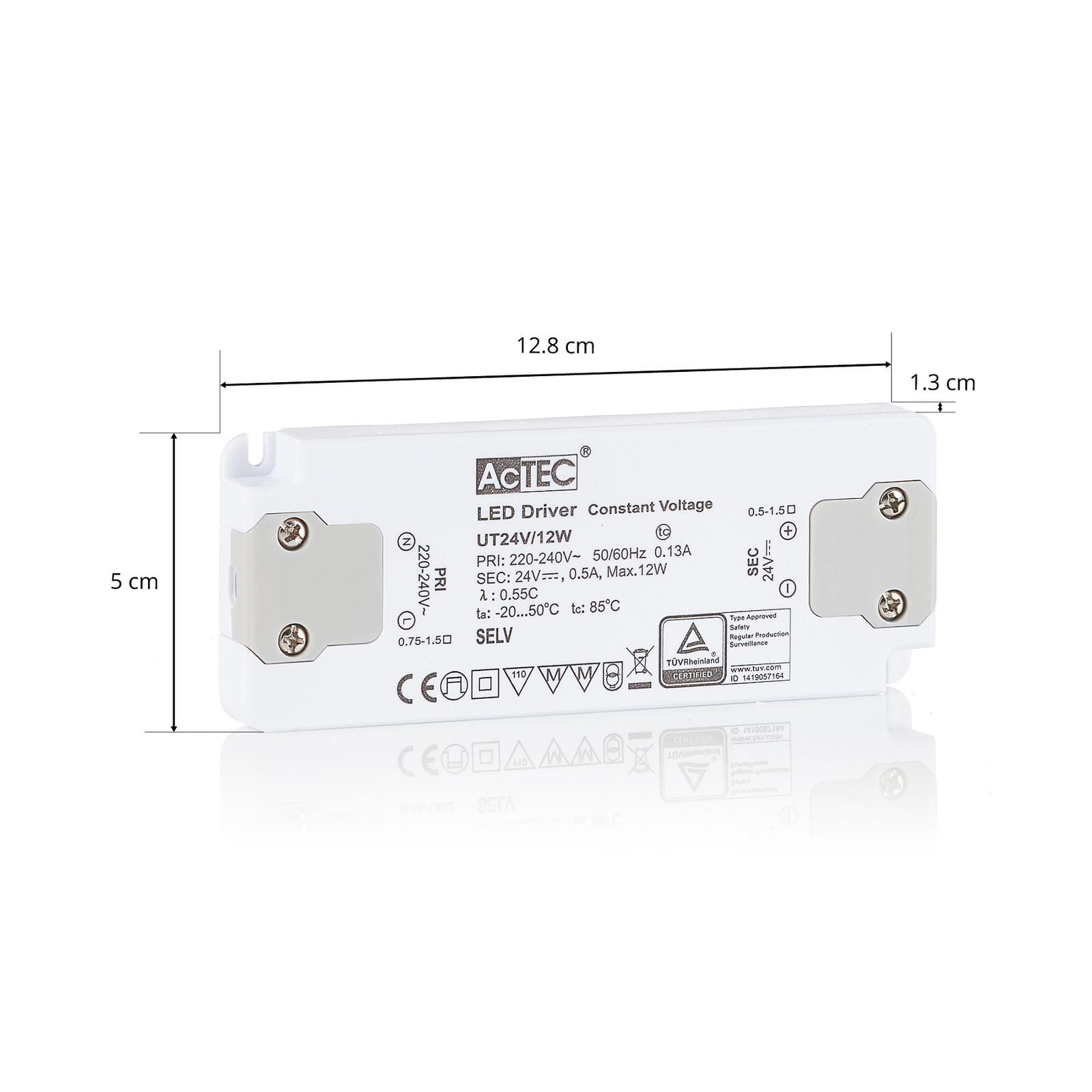 AcTEC Slim LED driver CV 24V, 12W