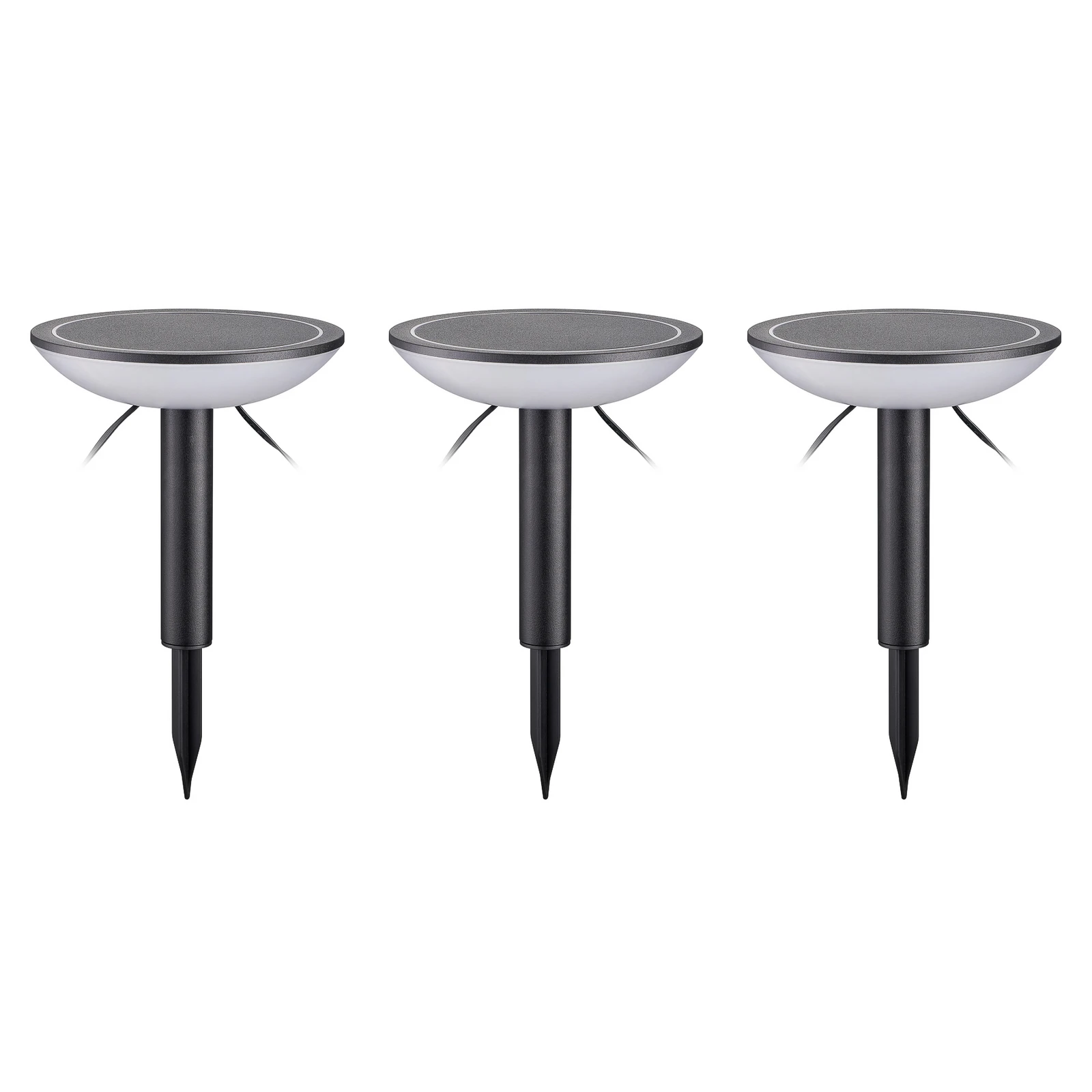 Lindby Smart LED jordspydlys Thalas, CCT, RGB, Tuya, 3 stk