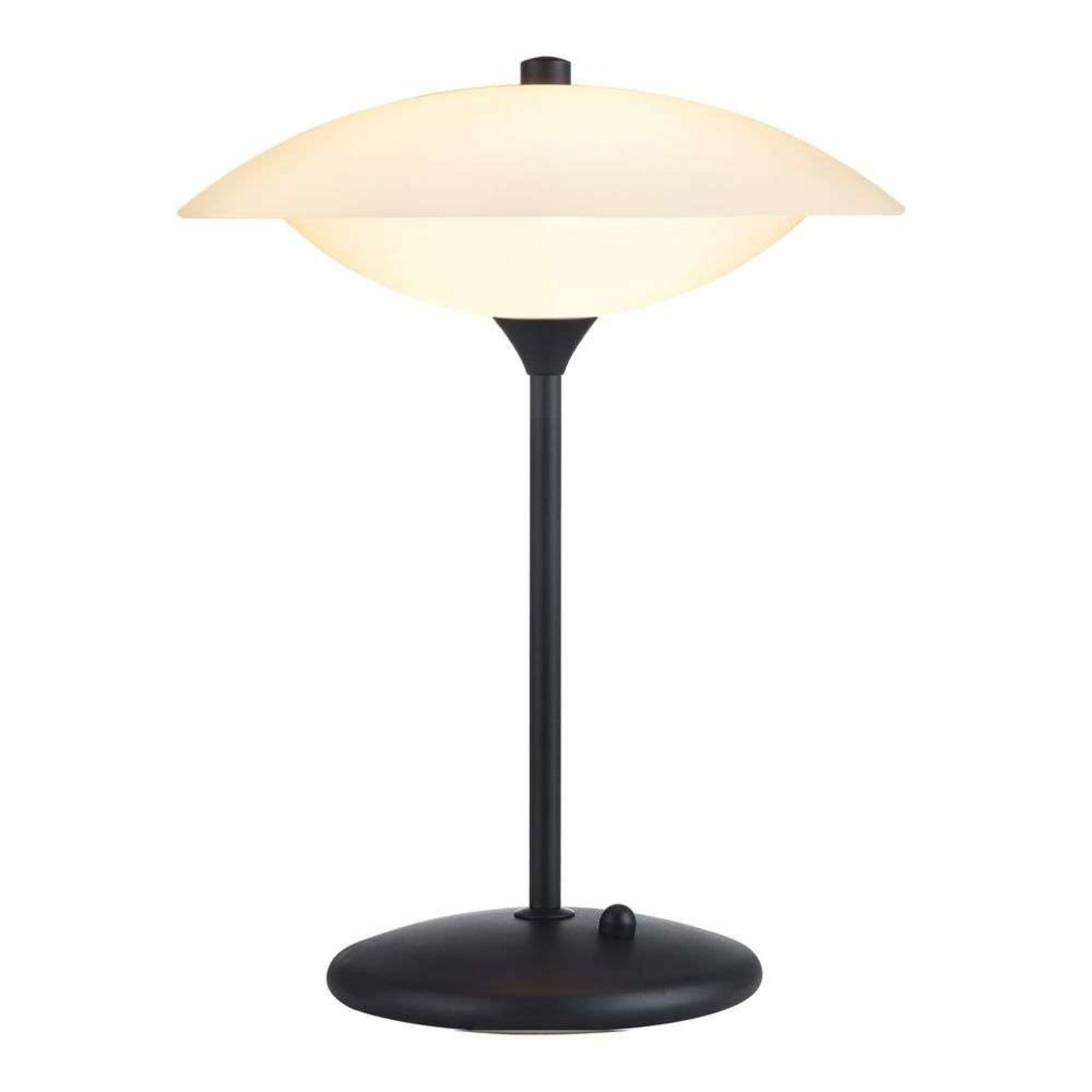 Baroni Table Lamp Ø30 Black/Opal - Halo Design