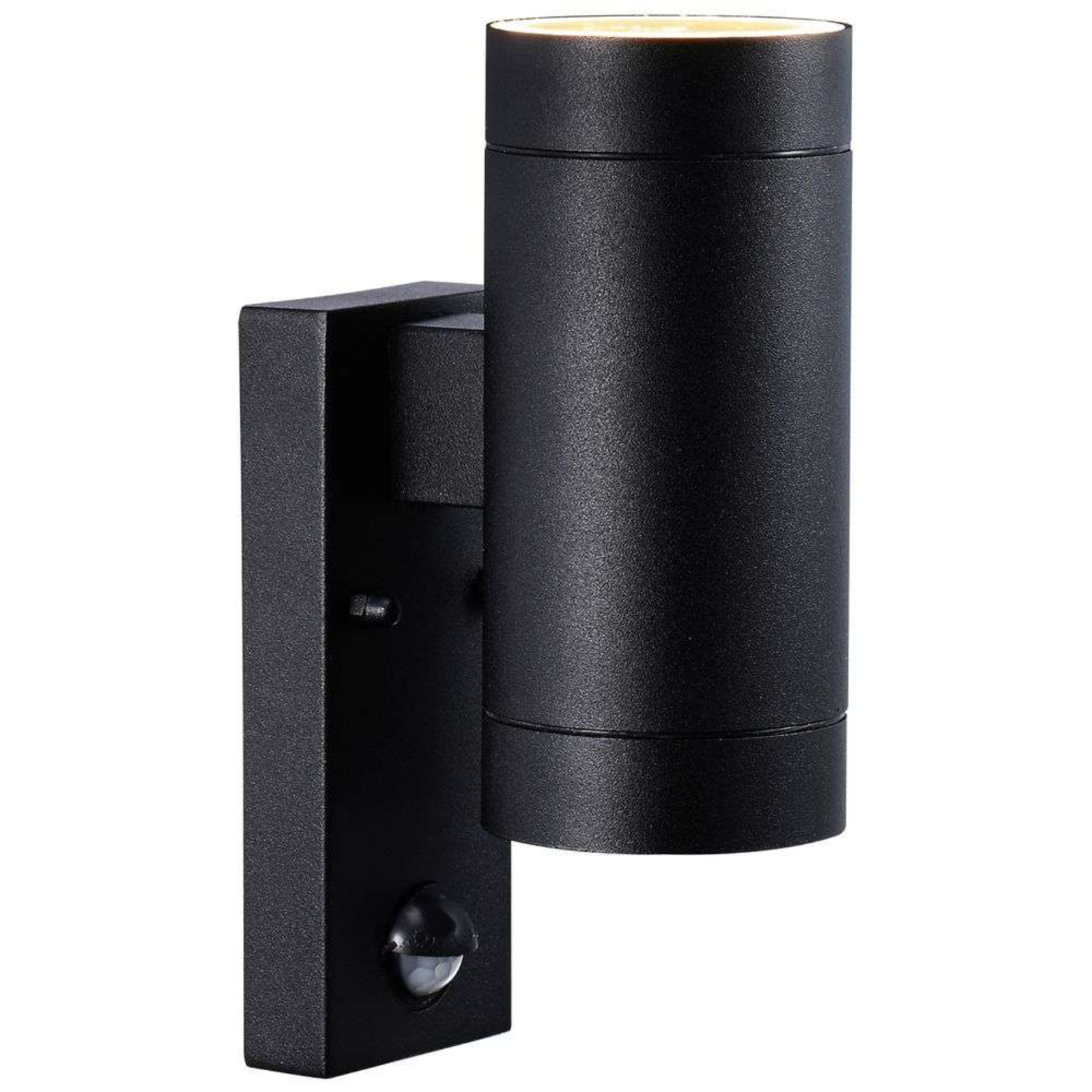 Tin Maxi Double Aplique de Pared w/Sensor Black - Nordlux