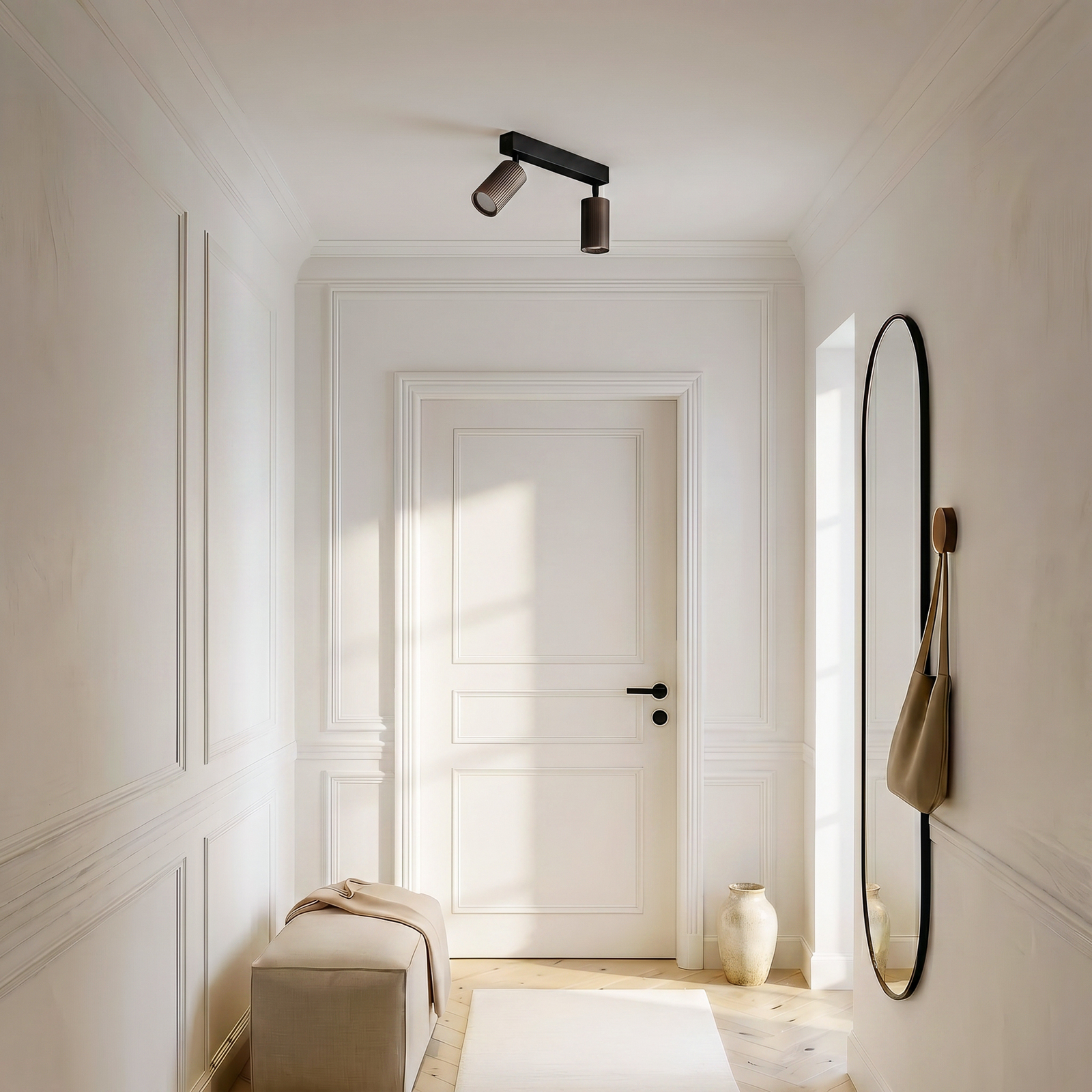 Laesüsteem Tune, 2-leekiline, pruun, metall, pikkus 44 cm