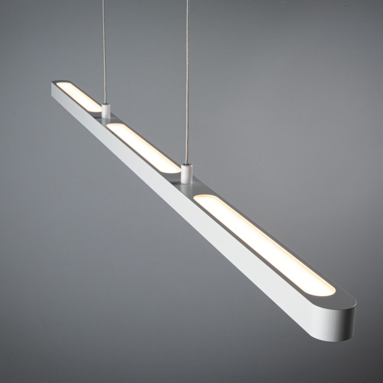 Paulmann Lento LED-pendellampa, vit, dimbar, Up-&Downlight