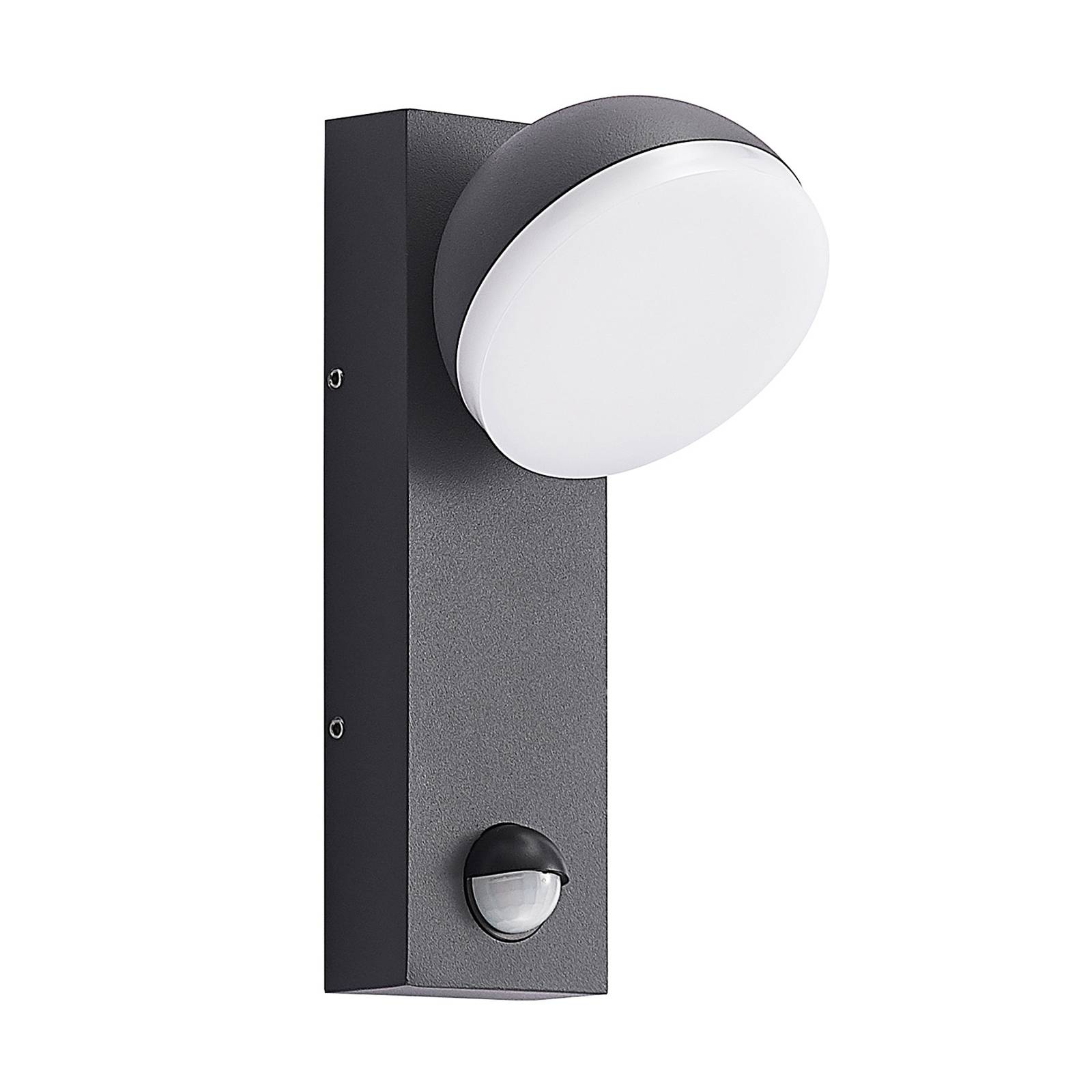 Lindby Outdoor Sensor Wall Light - Modern - Black