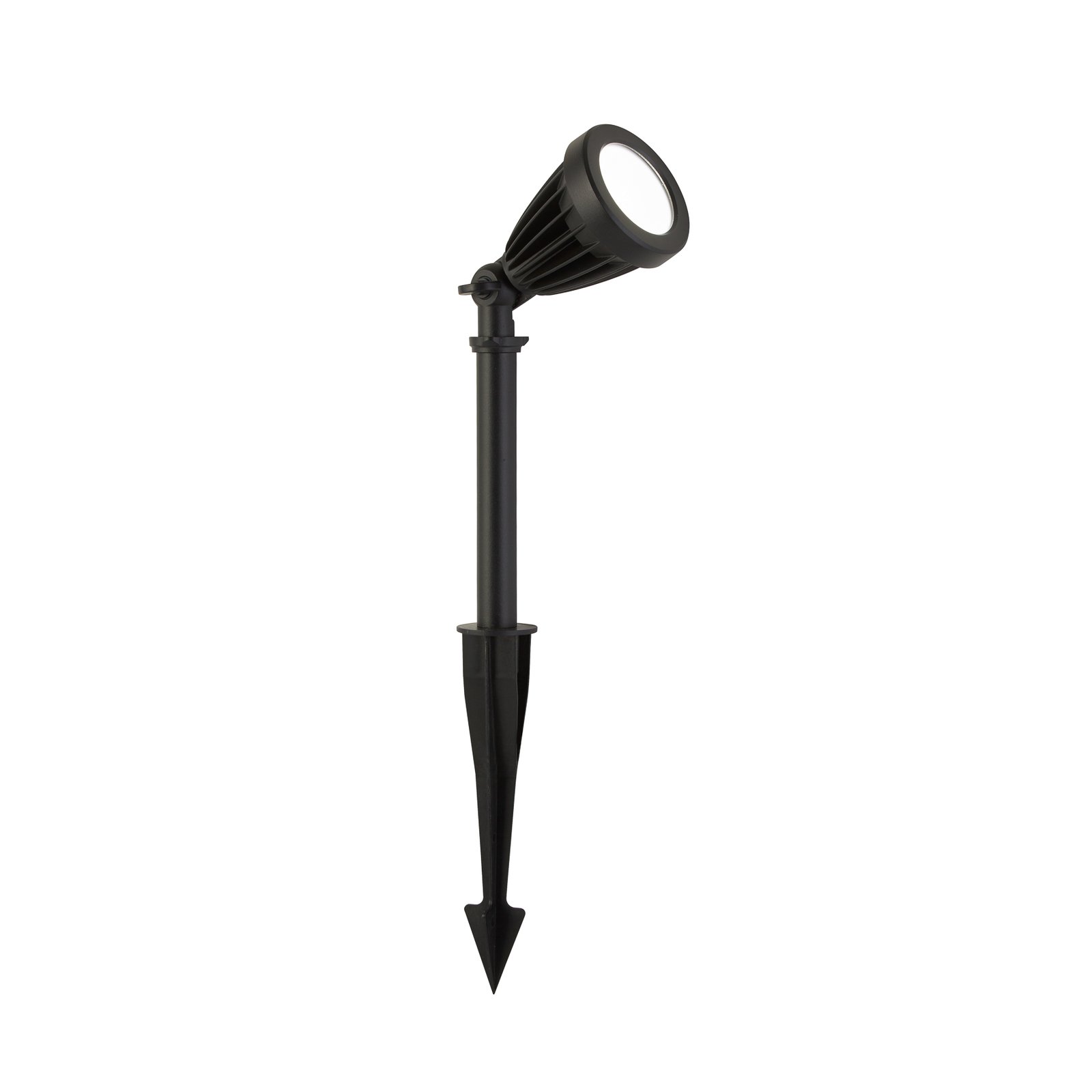 LED ground spike light Spikey, black, metal, 25 cm, IP54