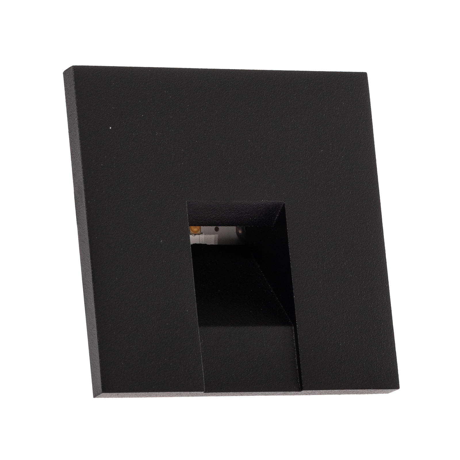 BRUMBERG Wall Kit68 återställd kantig svart