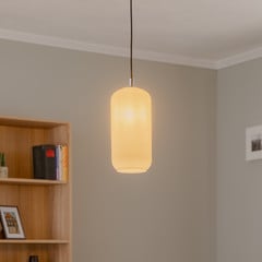 Kaja pendellamp pika klaasvarjuga, opaal