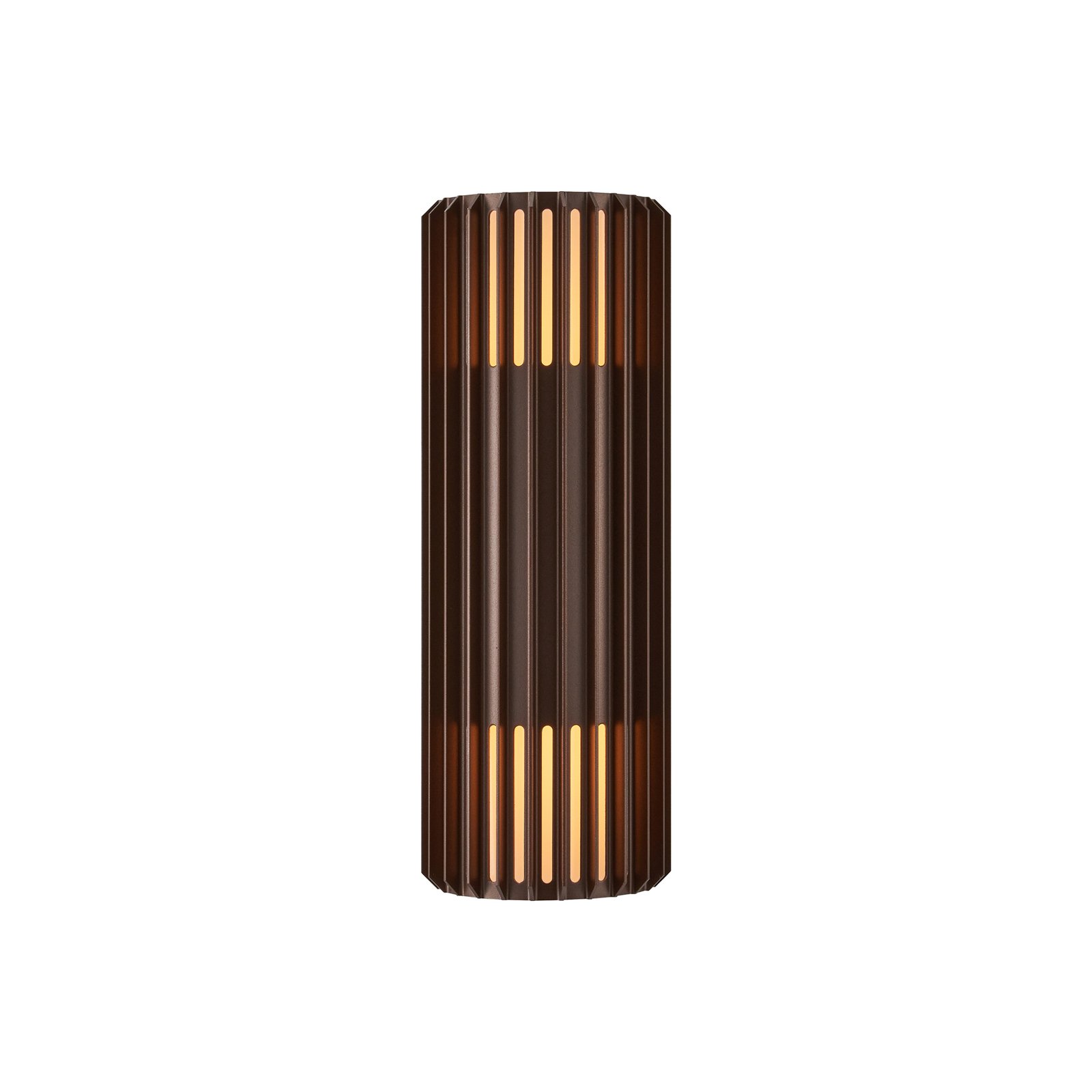 Aludra Double Kültéri Fali Lámpa Seaside Metallic Brown - Nordlux