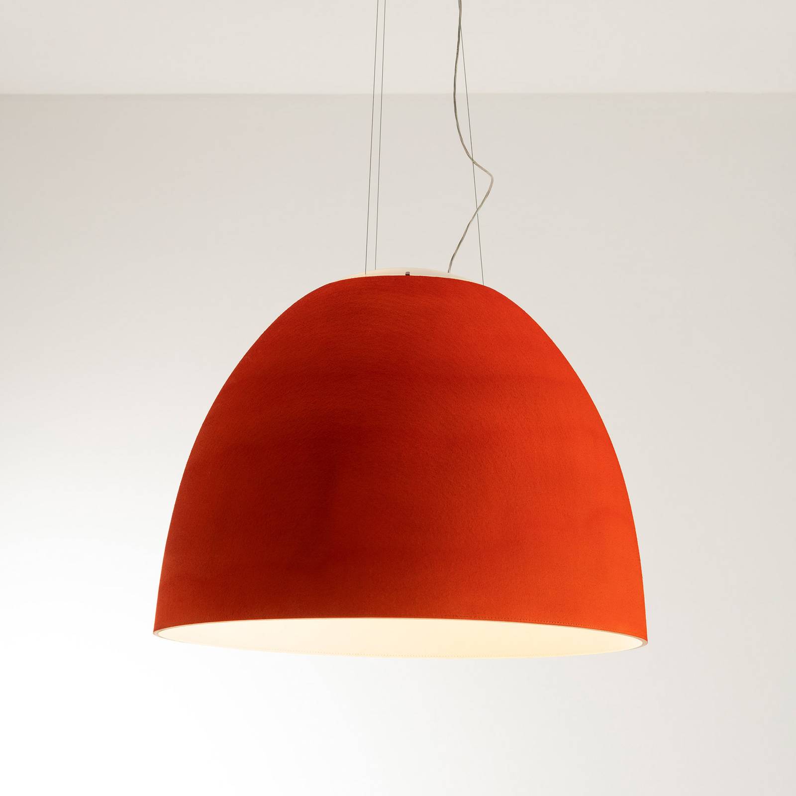 Artemide Nur Acoustic suspension LED rouge