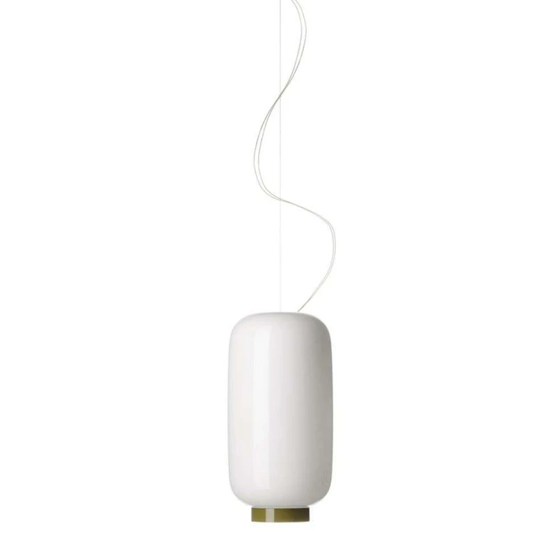 Foscarini – Chouchin 2 Reverse LED-Pendelleuchte, weiß/grün