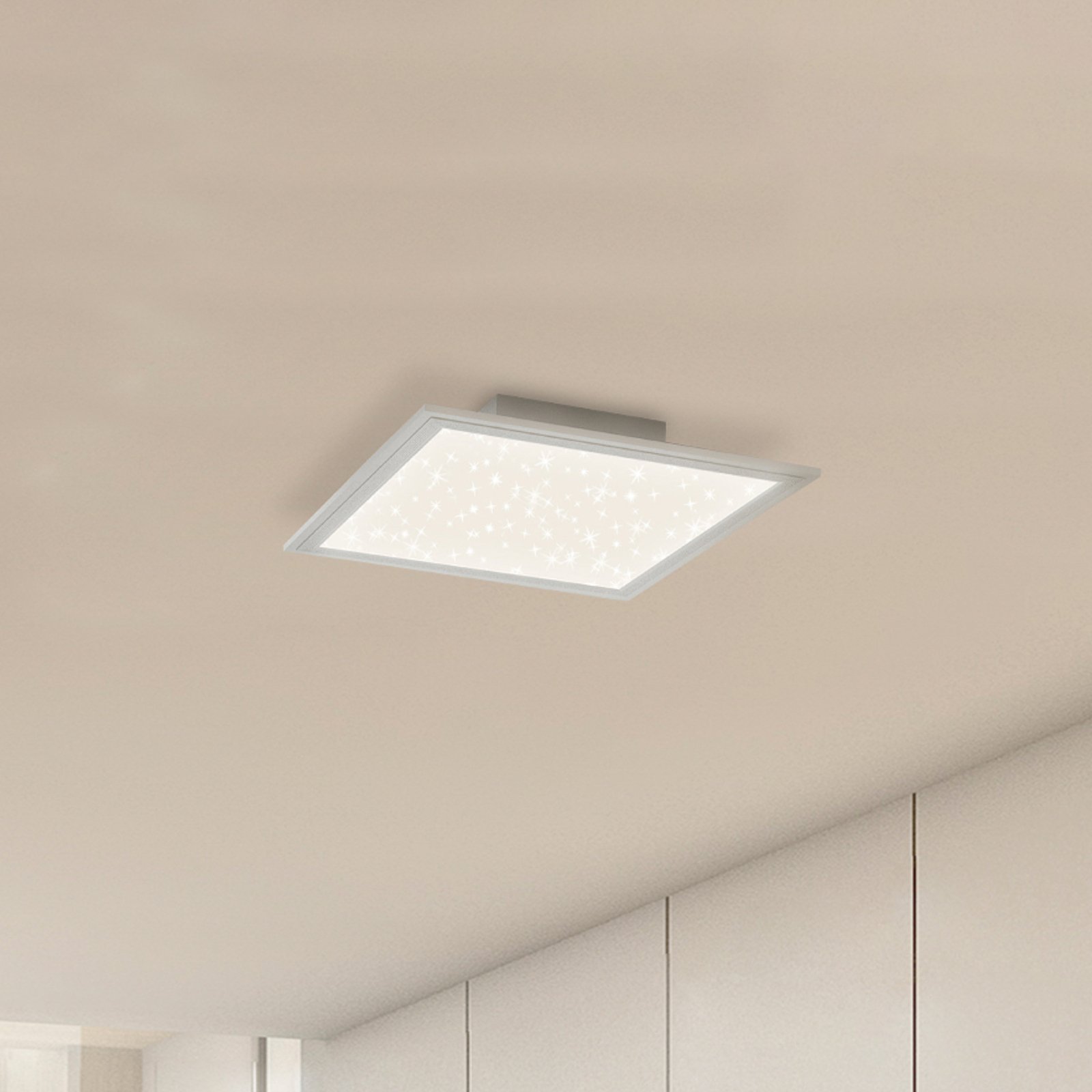 Pallas LED panel, white, dimmable, CCT, square