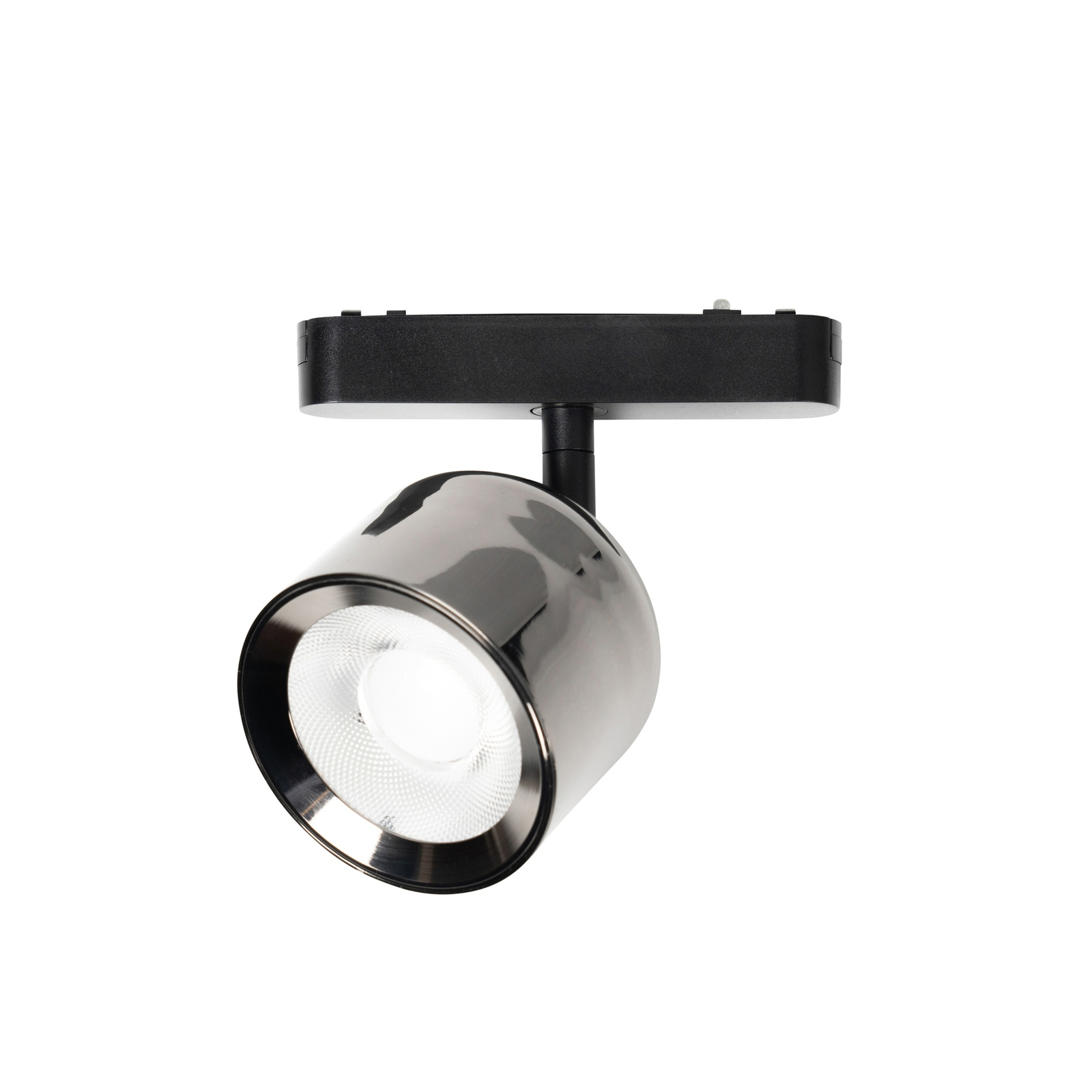 Lindby LED-Spot 48 V Lumaro, grau, Ø 8,2 cm, Aluminium