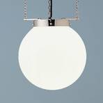 Lámpara colgante estilo Bauhaus níquel 35 cm