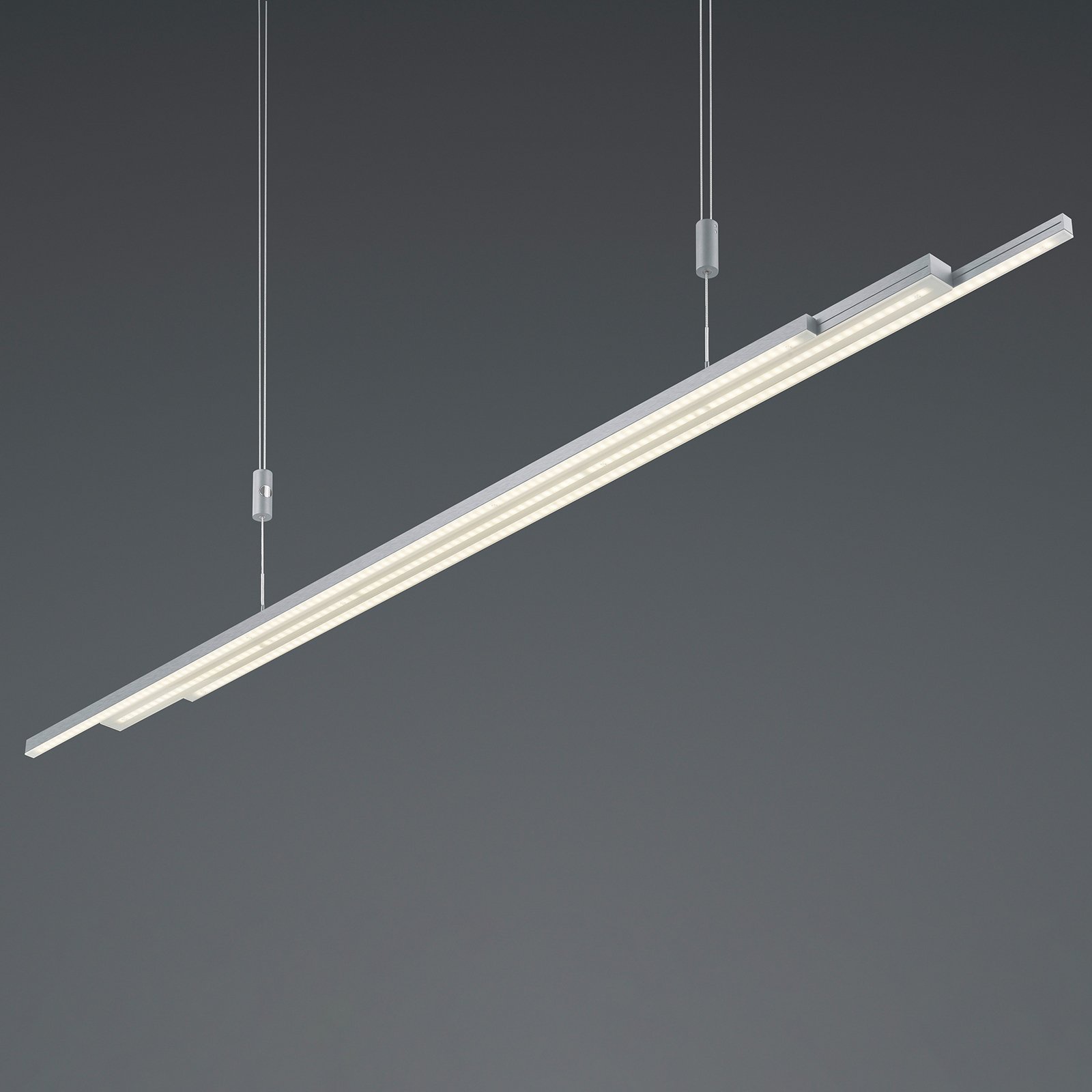Lampada LED a sospensione a sospensione ZigBee up/down nichel sospensione 3 m