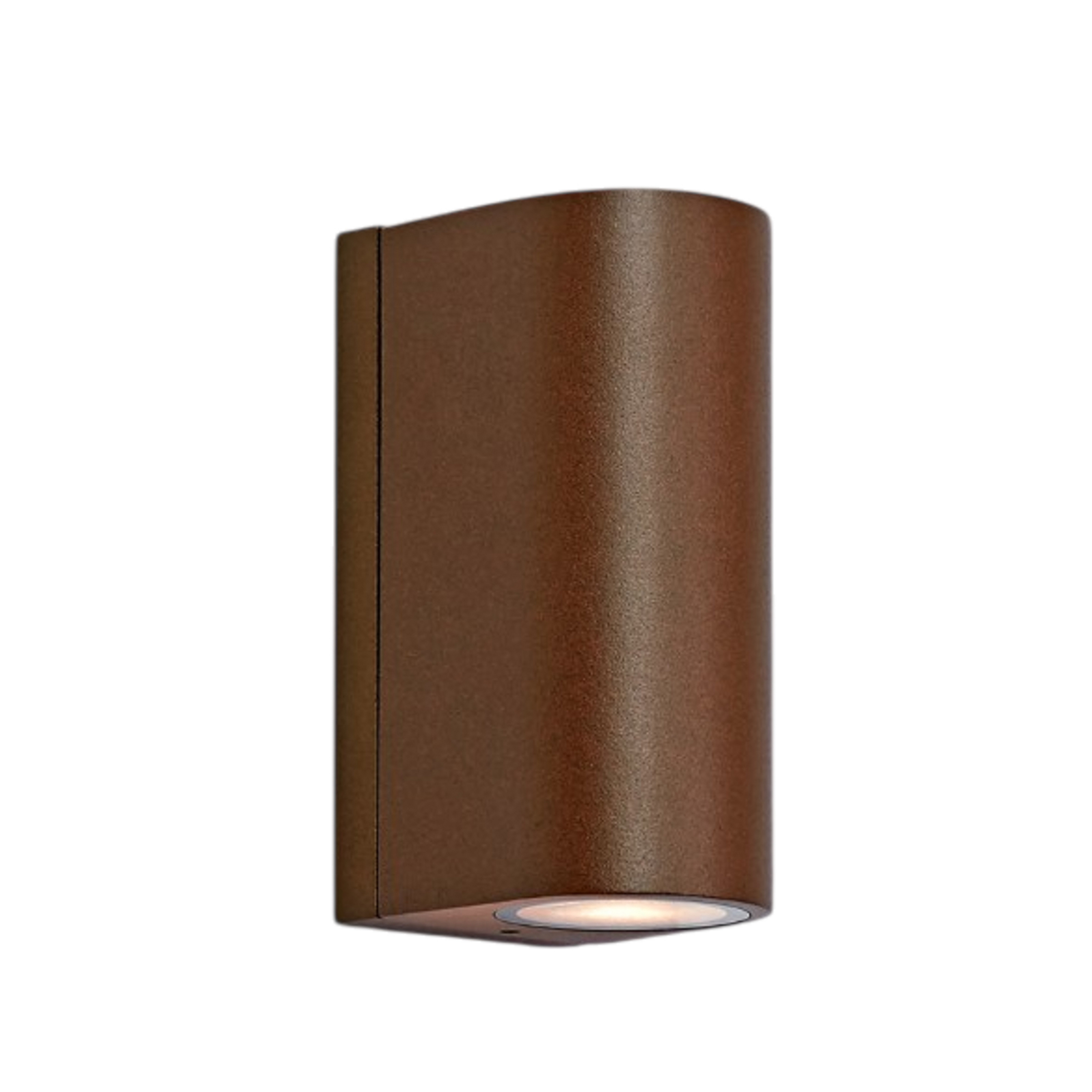 Alor LED-Außenwandlampe, braun, 2-flg., IP65, dimmbar - Markslöjd