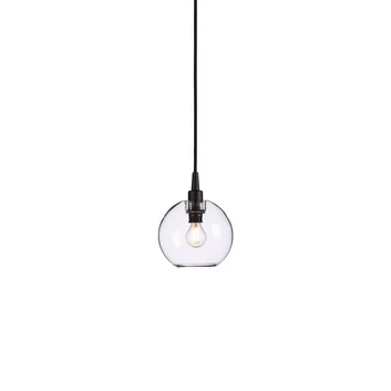 Gloria Suspension Ø160 Noir/Verre Clair - Belid