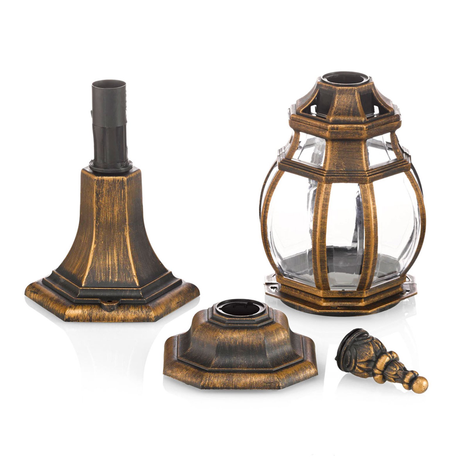 Nadesha Tuinlamp H53 Brushed Gold - Lindby