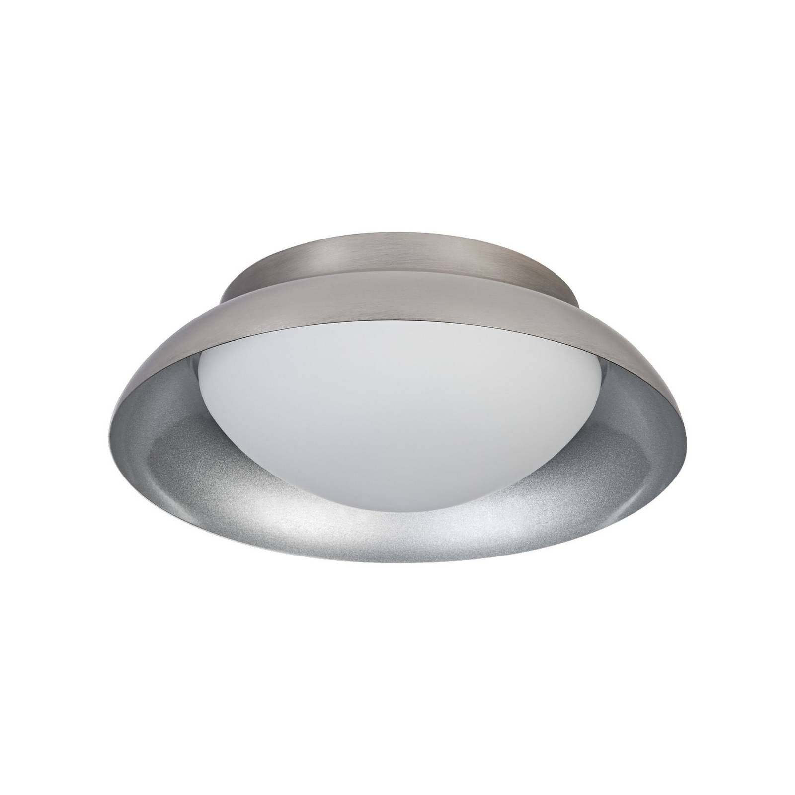 OSRAM Deckenleuchte ORBIS MILAN, nickel, Ø 31 cm Metall/Glas