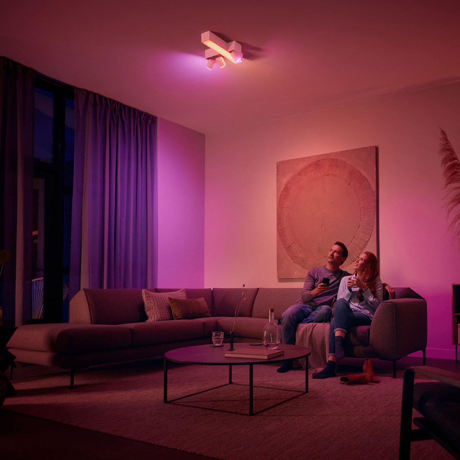 Philips Hue Centris Cross 3-bulb, white&color