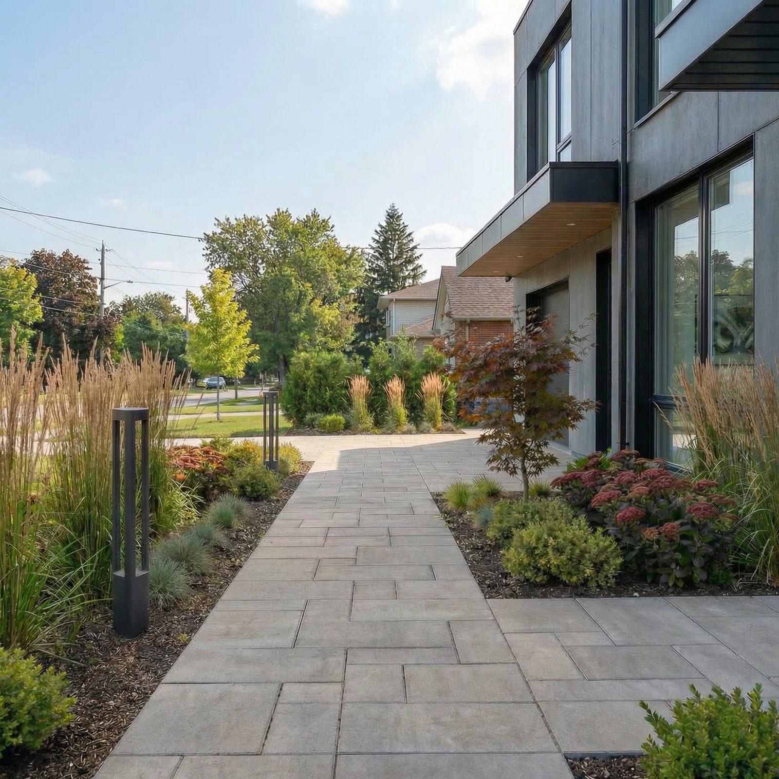 Nanna Außen Gartenleuchte H80 Anthracite - Lucande