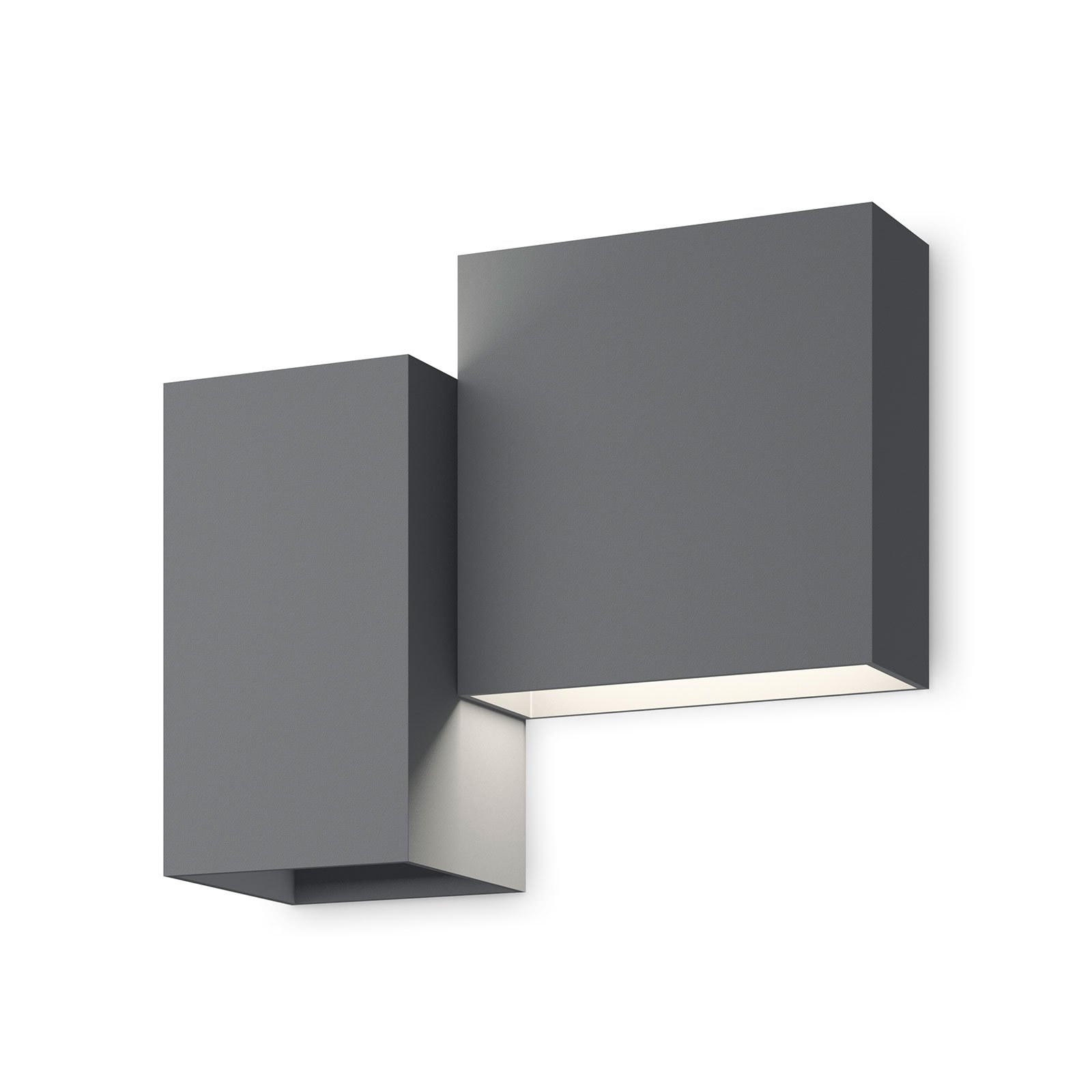 Vibia Structural 2602 LED wall light, dark grey