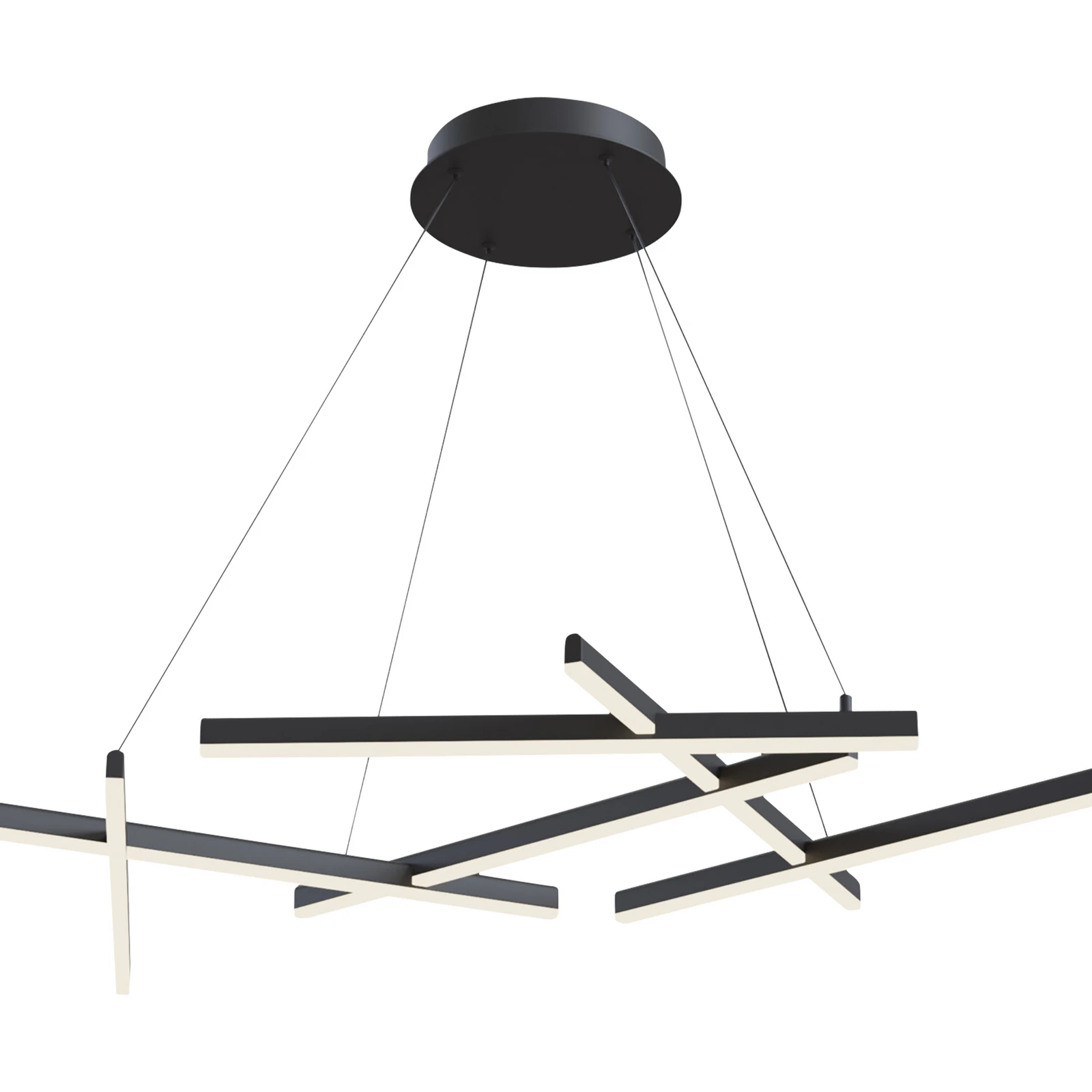 Maytoni Line LED-hänglampa 3 000 K svart