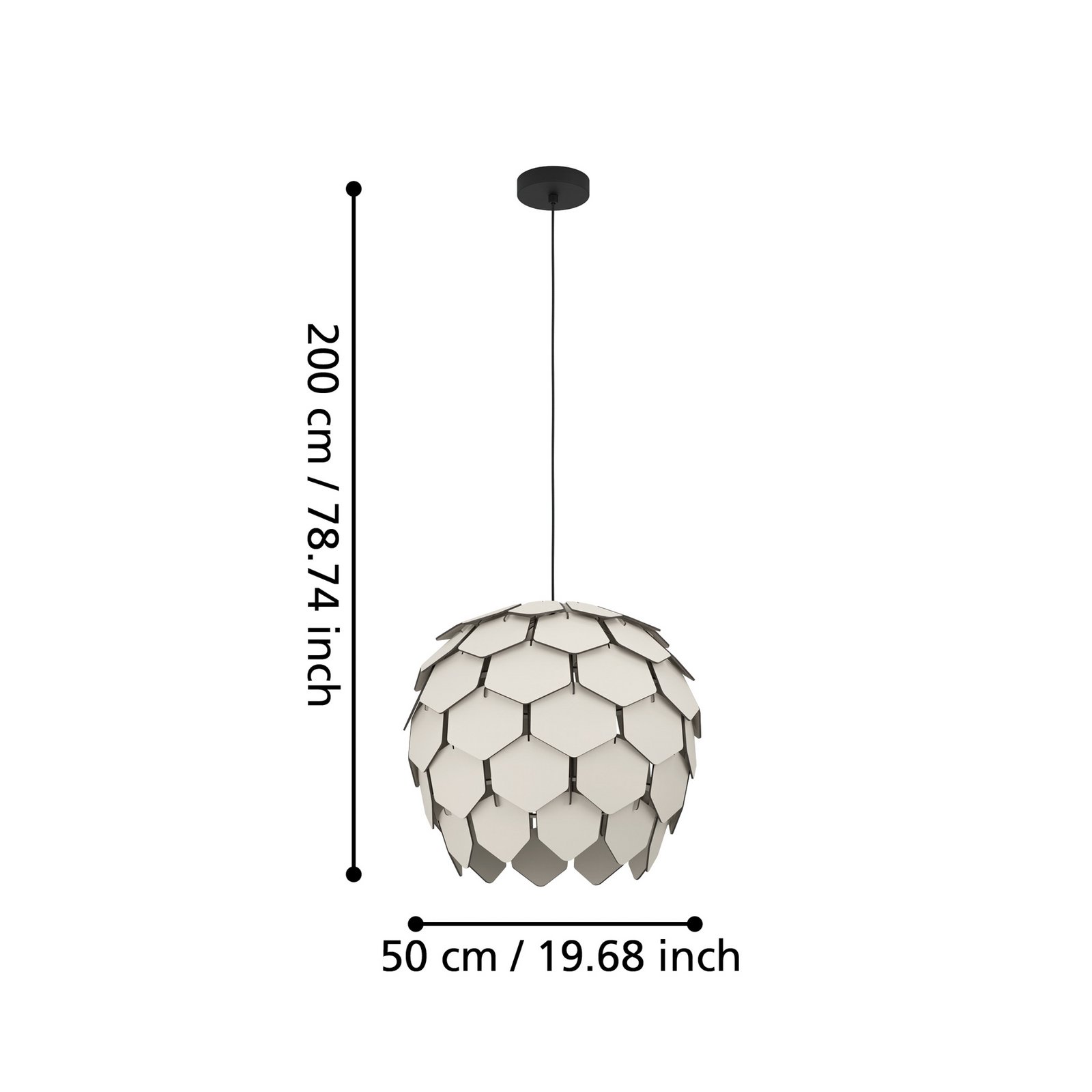 Obesek Mattanza s sivim odtenkom