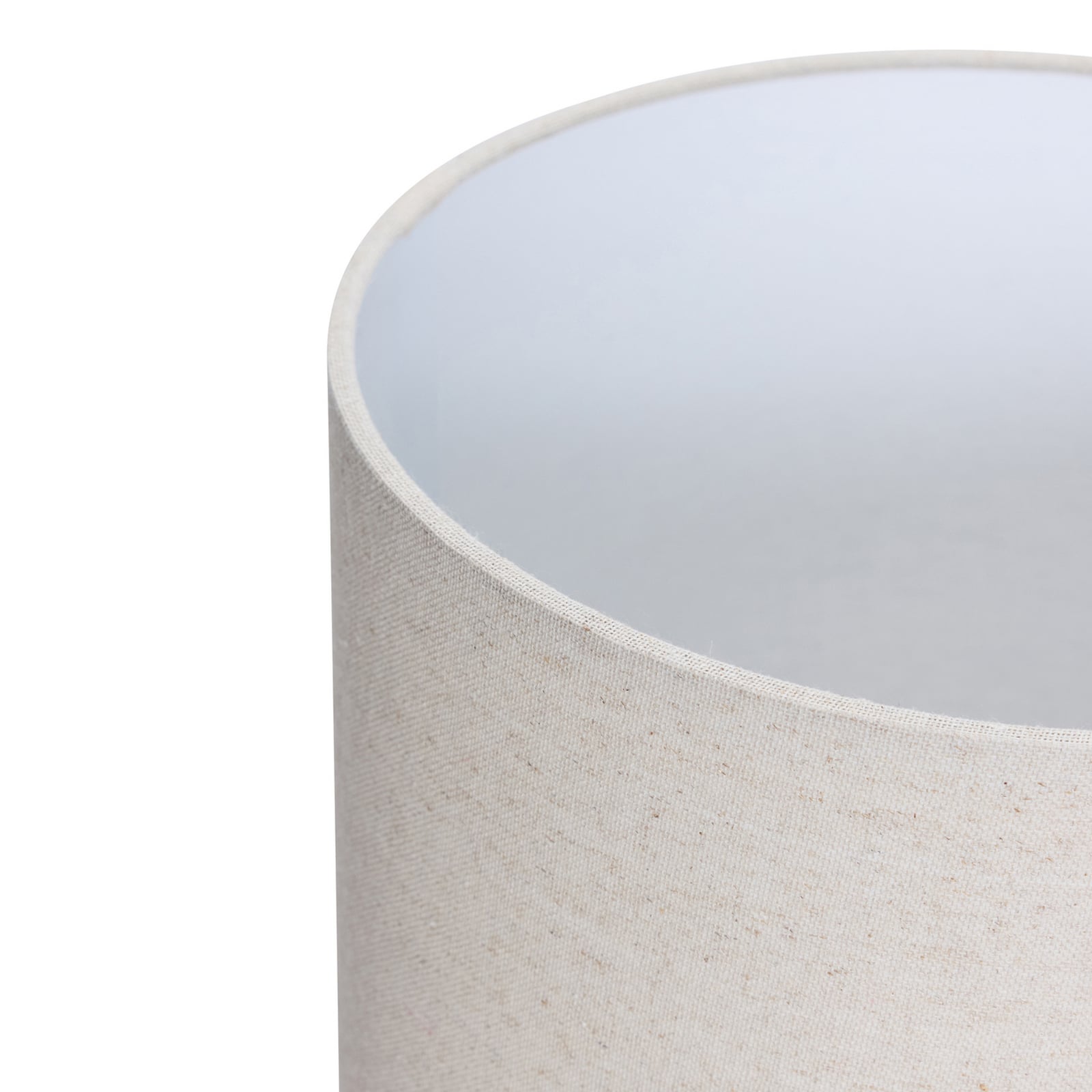 Sable Tischlampe, sandfarben, Höhe 50 cm, Textil - HÜBSCH