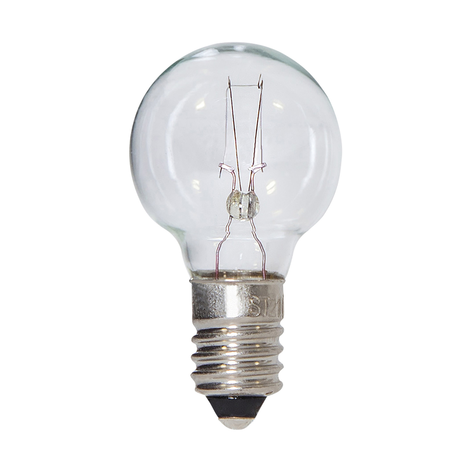 LED-filamentpære E10 3 W, kan dæmpes, 3 stk, 34 V