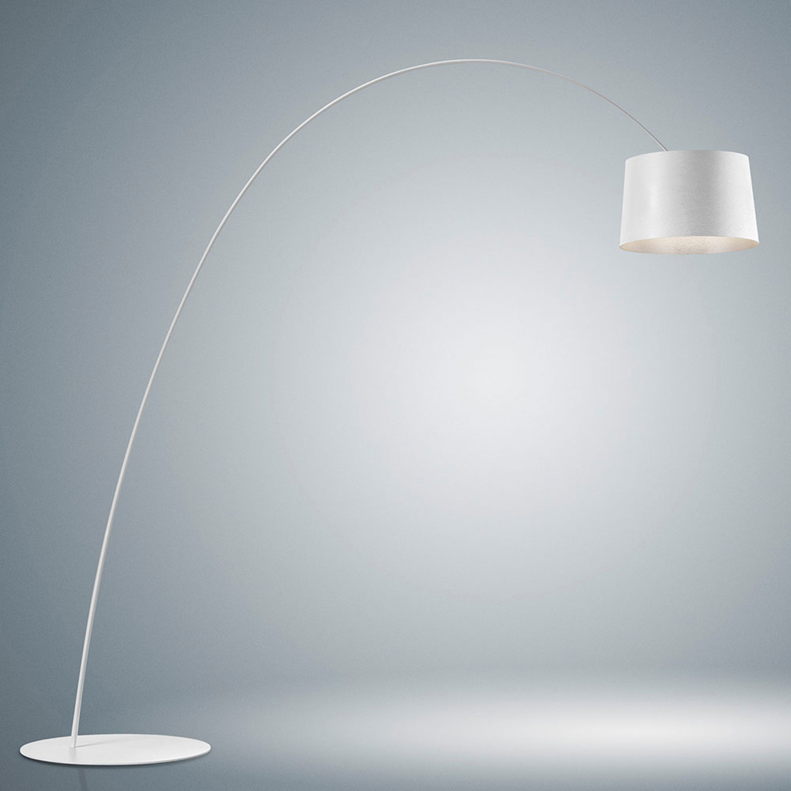 "Foscarini Twiggy" LED grindų lempa balta