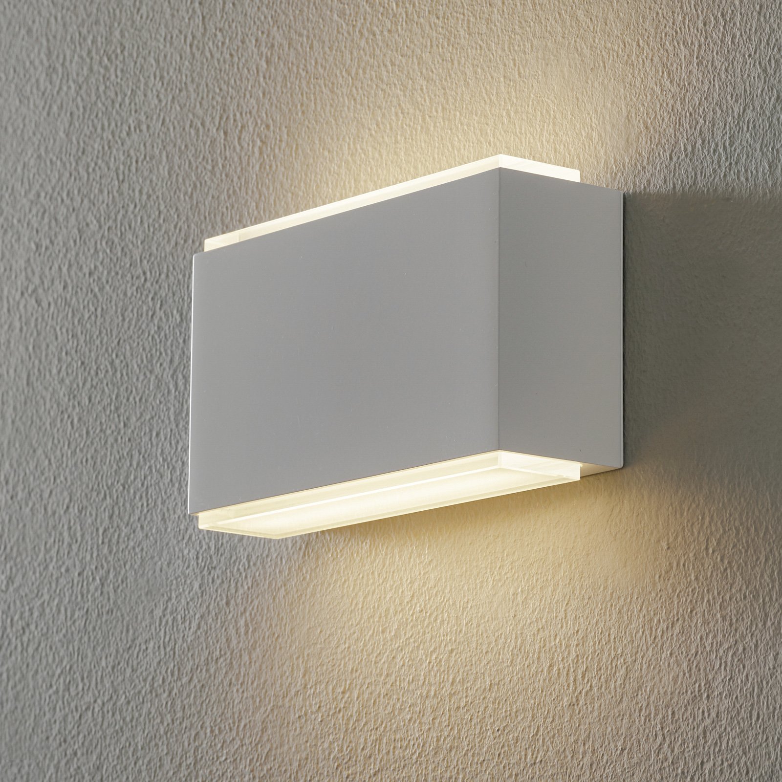 BEGA 23015 LED wall light 3,000K 18cm white 1260lm