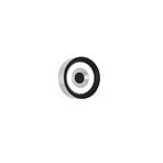 LED nástenné svetlo Speaker, hliníková farba, Ø 20 cm, kov