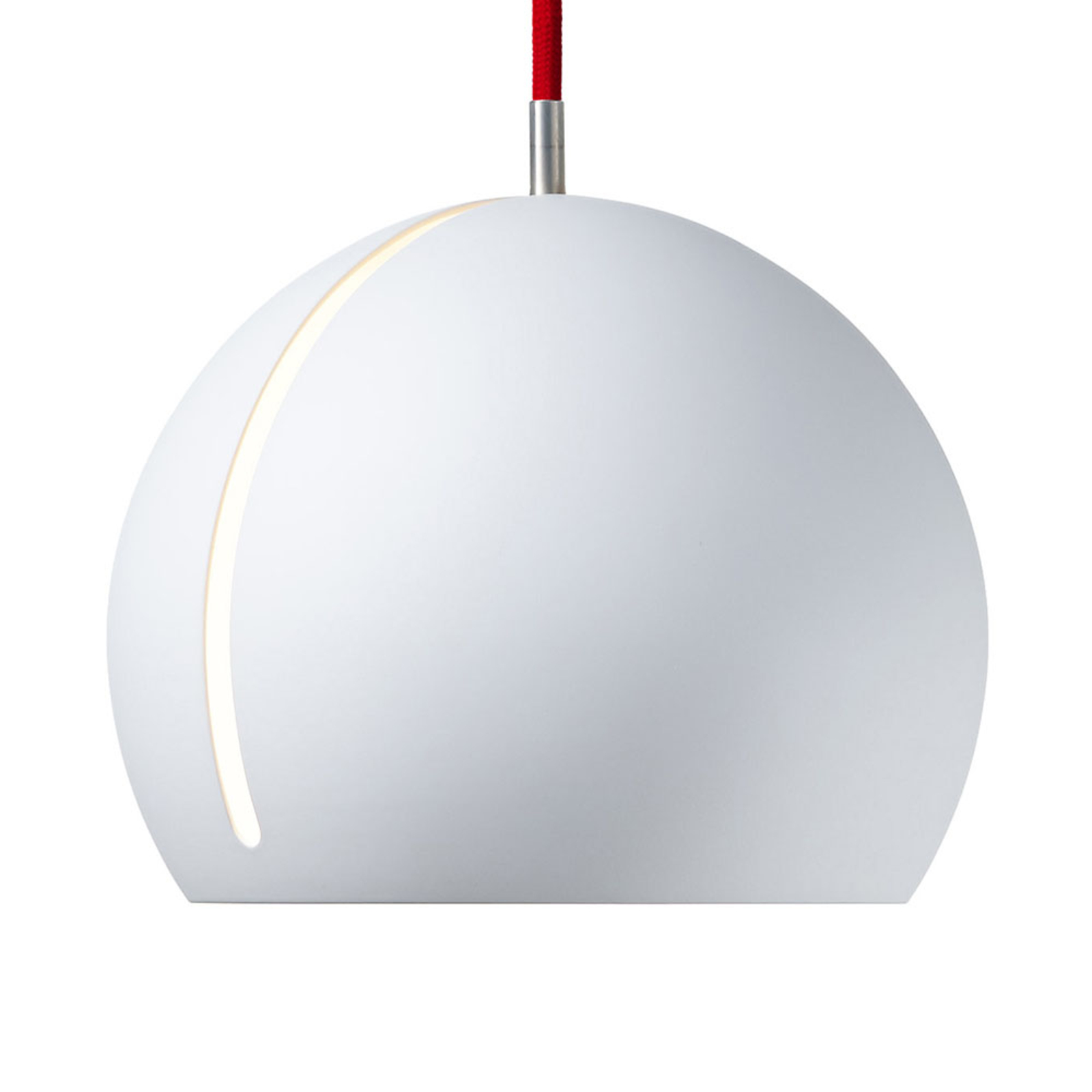 Nyta Tilt Globe suspension câble 3 m rouge blanche